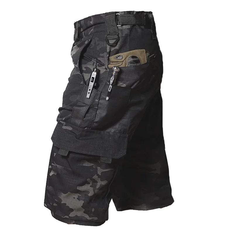 

Men's Tactical Cargo Shorts Multi-pocket Camo Short Pants Outdoor Fishing And Hunting Clothing Classic