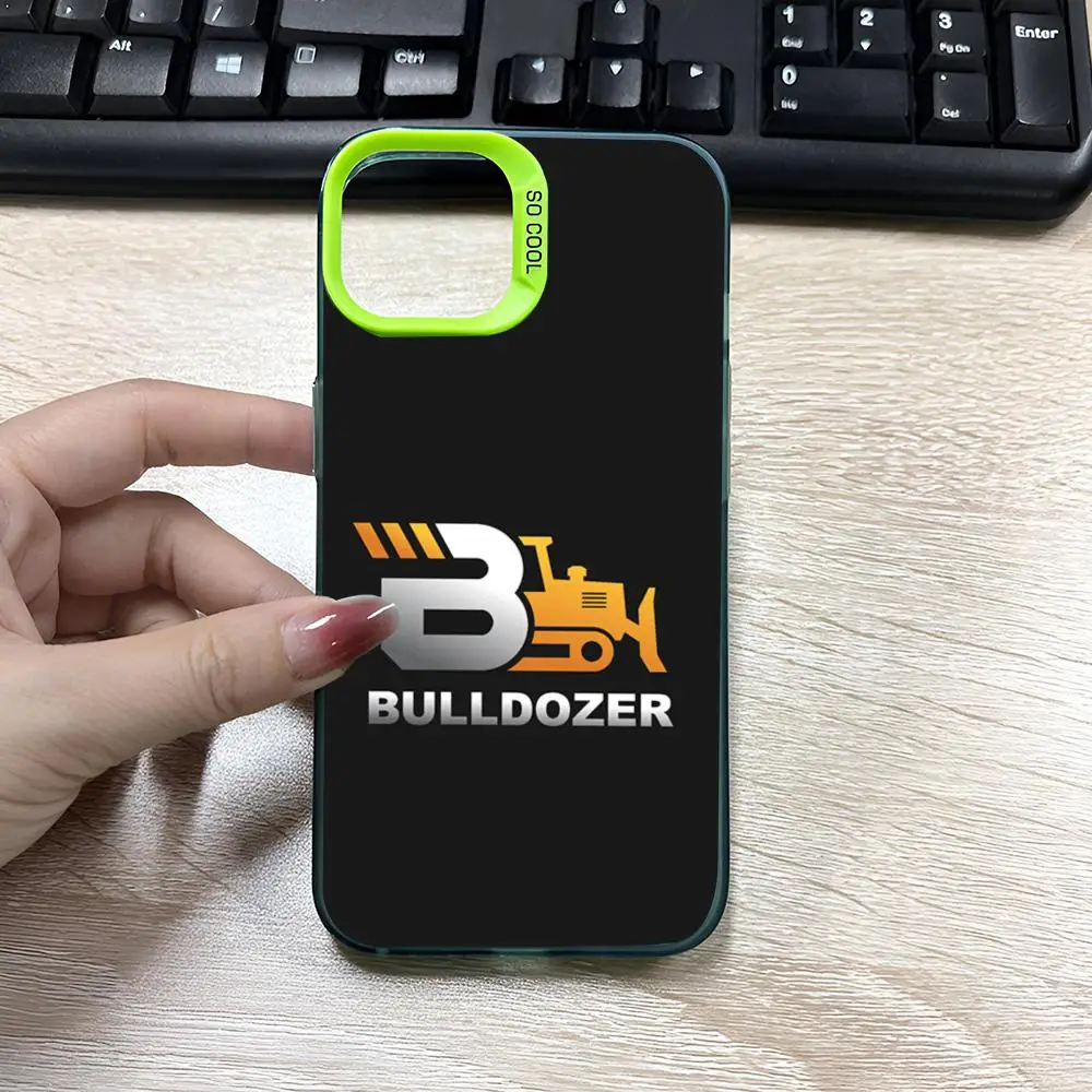 C-CaterpillarS D-DozerES Logo Phone Case 2024 IMD Case For IPhone 16 15 Pro XR XS 7 8 Plus SE2024 Shockproof Color Phone Funda