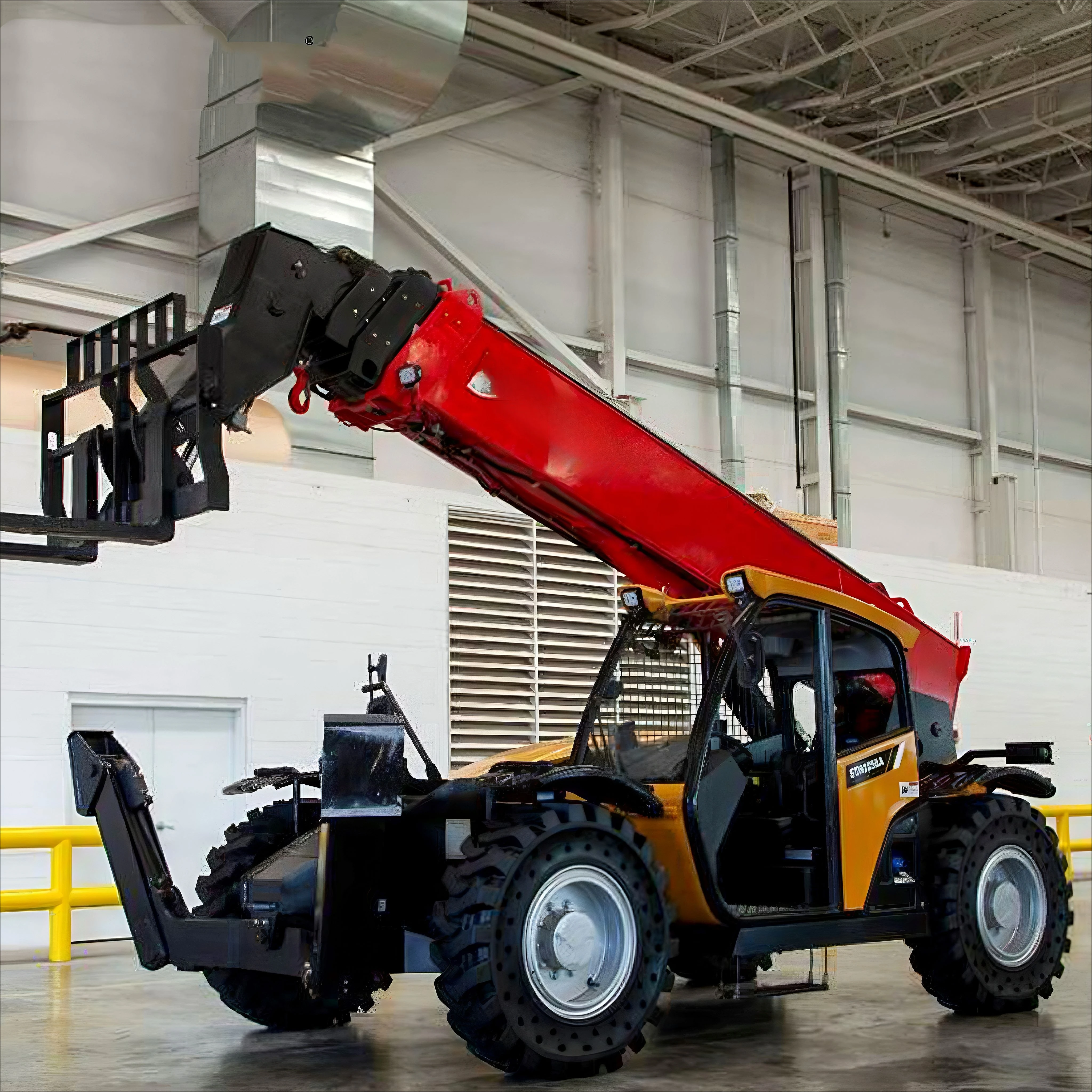 Customzied 4Wd Aerial Forklift Telehandler 3 Ton Straight Arm Telescopic Telehandler for Sale