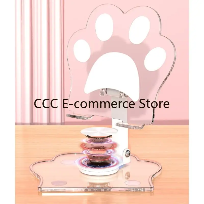 Double Rod Reinforced Phone Stand Featuring Small Foldable Design not Scratch Desktop Phone Stand for Travel Office Use R58A