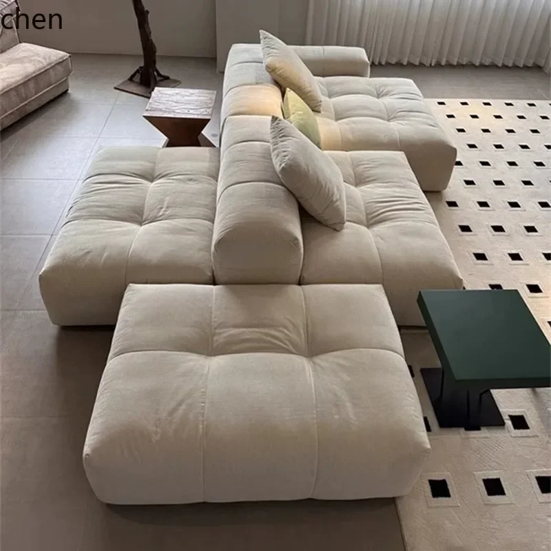 PYH pixel sofa modern double-sided module tofu block armless sofa combination living room decoration