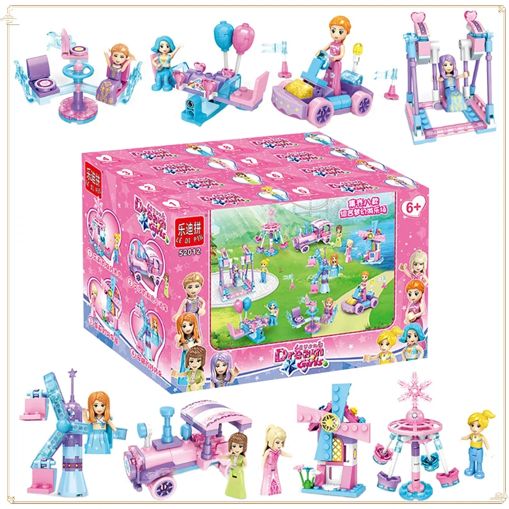 

Exquisite Castle Shaped Building Block Popular Funny Children's Puzzle Assembly Toy Model Girl Cute Creative Birthday Gifts Toys