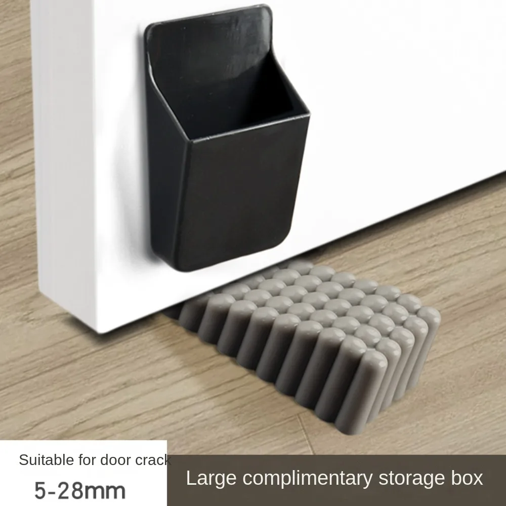 

New Silicone Door Stopper Punch-free Reduce Noise Door Blocking Device Anti Collision Wall Protectors Doorstop