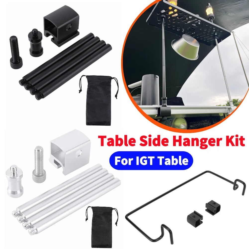 

Camping IGT Lamp Hanging Rack Outdoor Portable Aluminium Alloy Light Hanger Detachable Light Stand Holder For Camping IGT Table