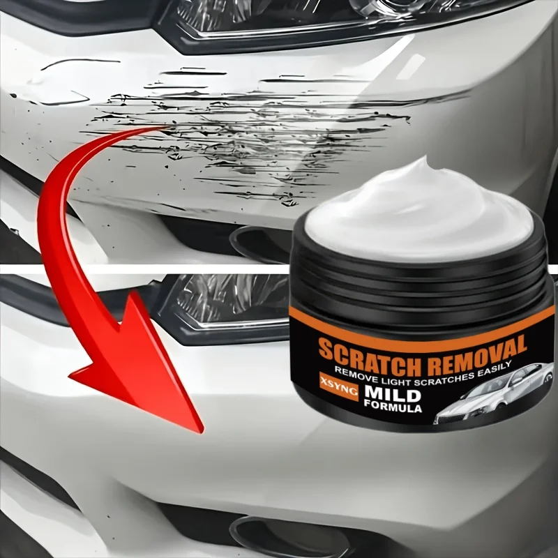 Car scratch repair paste, upgraded car paint repair polishing wax, instantly restores body gloss and provides paint protection
