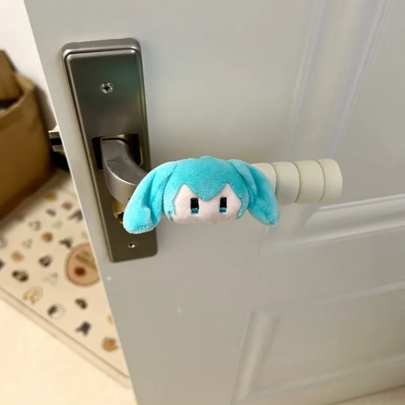 Hatsune Miku Anime zweidimensionale Türgriff Schutzhülle kreative Kawaii Mädchen Herz Anti-Kollisions-Türgriff Handschuhe