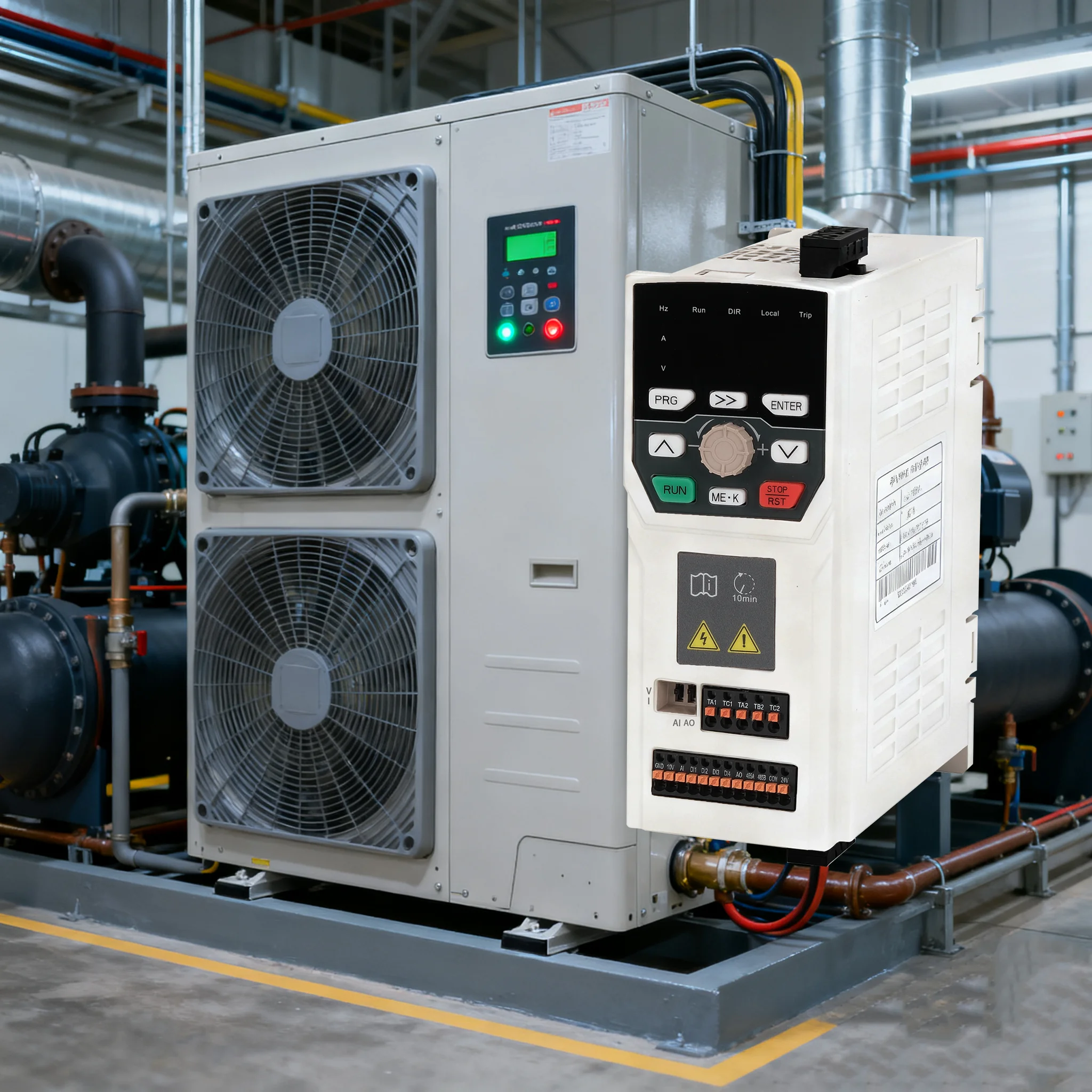 Customizable VFD 0.75KW-4KW Single/3 Phase 220V/380V Vector Control AC Drive Pump Motor Inverter RS485/Modbus 97%-99% Efficiency