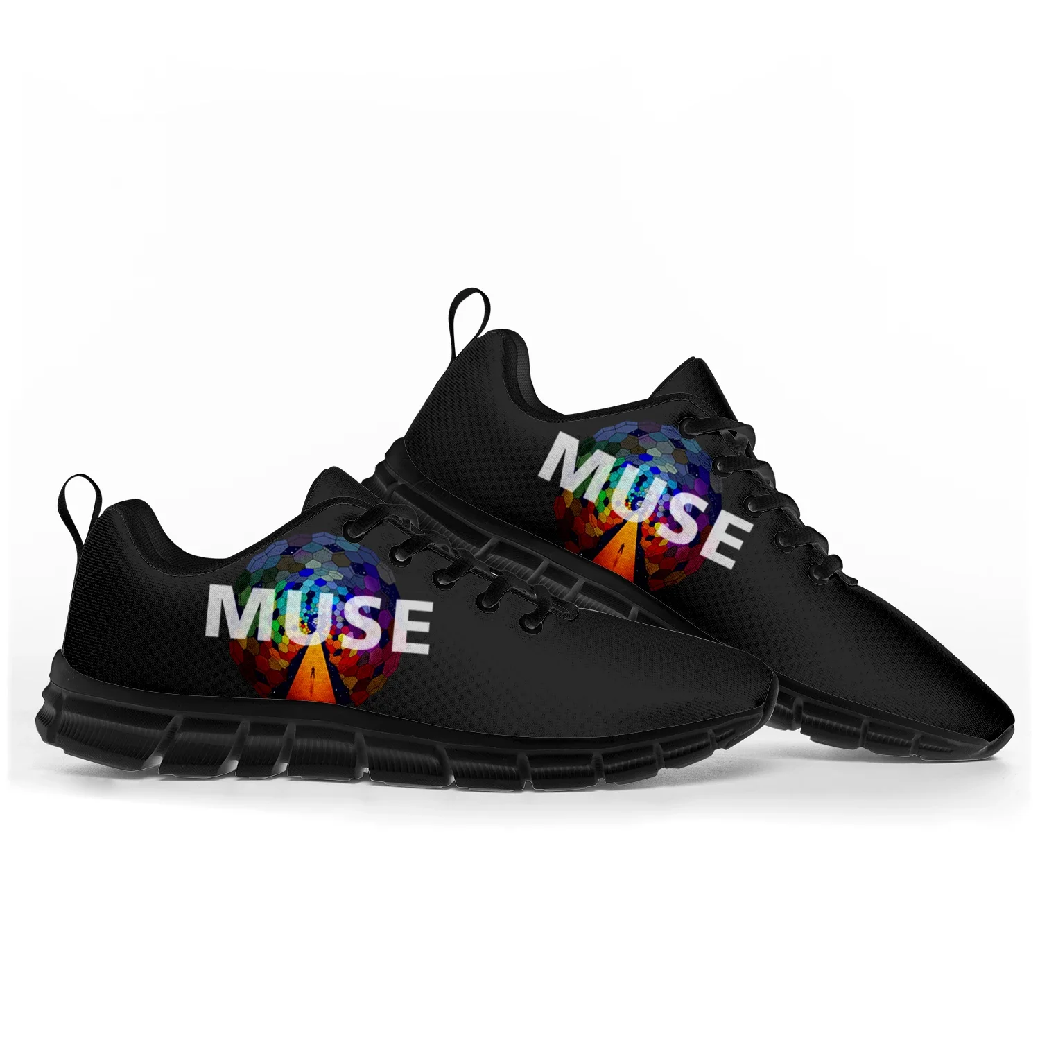 Muse Rock Band England Sportschuhe Herren Damen Teenager Kinder Kinder Turnschuhe lässig benutzer definierte hochwertige Paar Schuhe schwarz