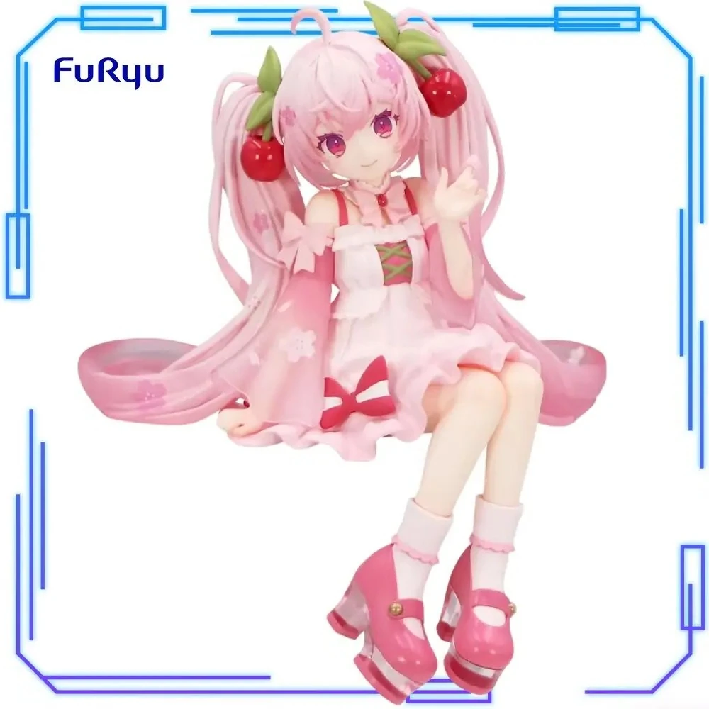 在庫あり-フリュー純正-正規品-ボーカロイド-初音ミク-桜ミク-2025-ver-14cmモデルおもちゃヌードルストッパーフィギュア誕生日プレゼント