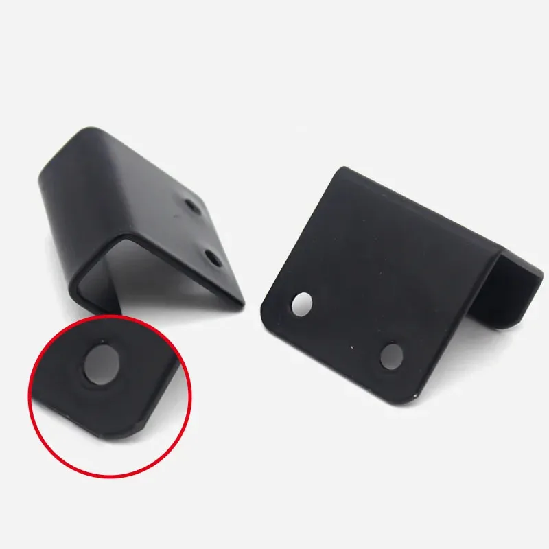 Wall hanger hanger fastener, practical hook tile display, black metal tile bracket public hook hanger heavy wall type