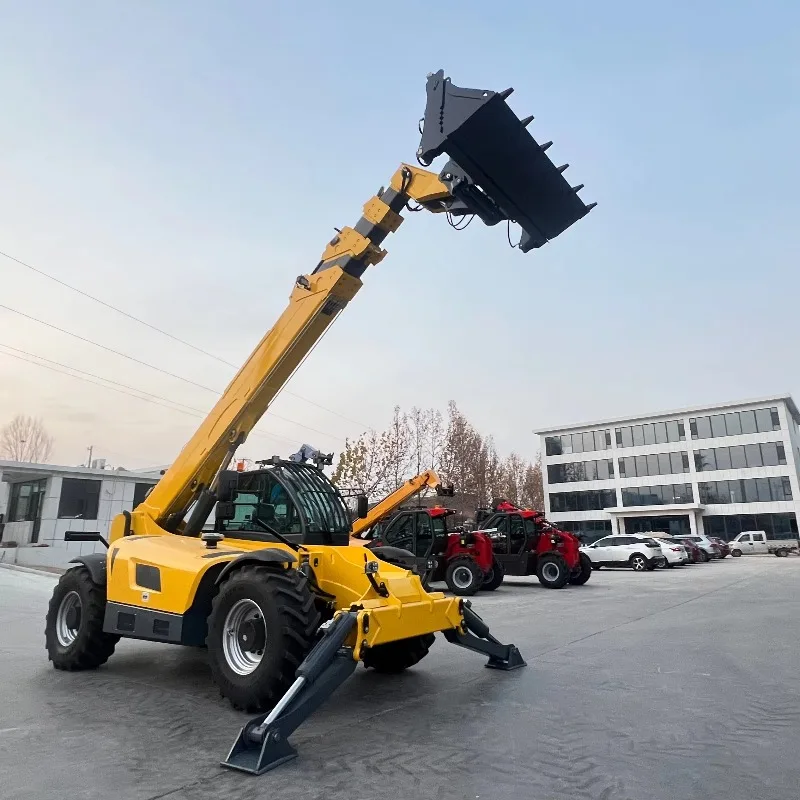 4x4 Diesel Telehandler Telescopic Loader Wheel Mini Multi Tool Multifunction Telescopic Handler Forklift TelescopicHandler