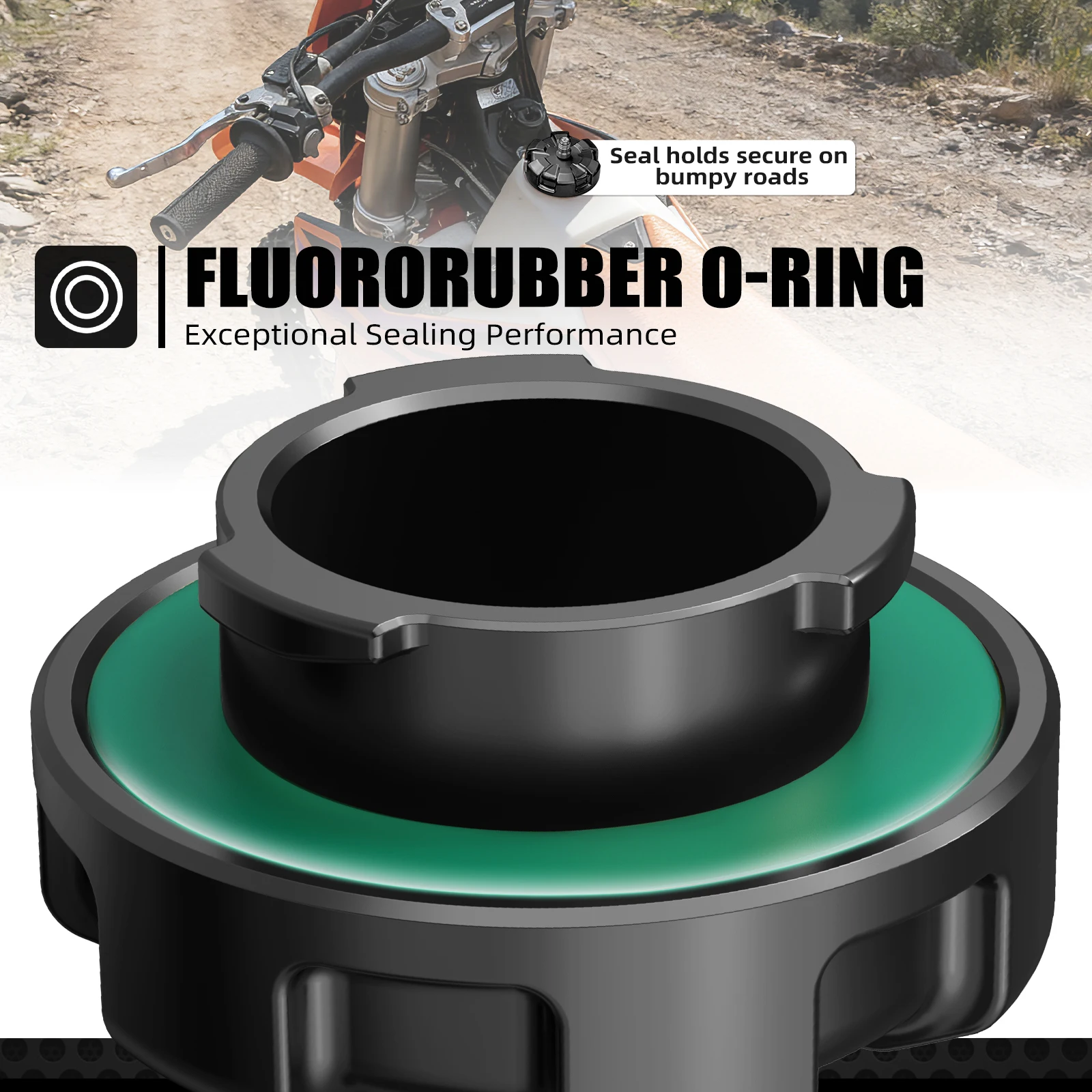 2024-2026 Für KTM EXC 300 EXCF 350 XC-F 350 Für Husqvarna TE 300 FE 450 GasGas EC 300 Tankdeckel Tankverlängerungsrohr-Kit – Detail 4