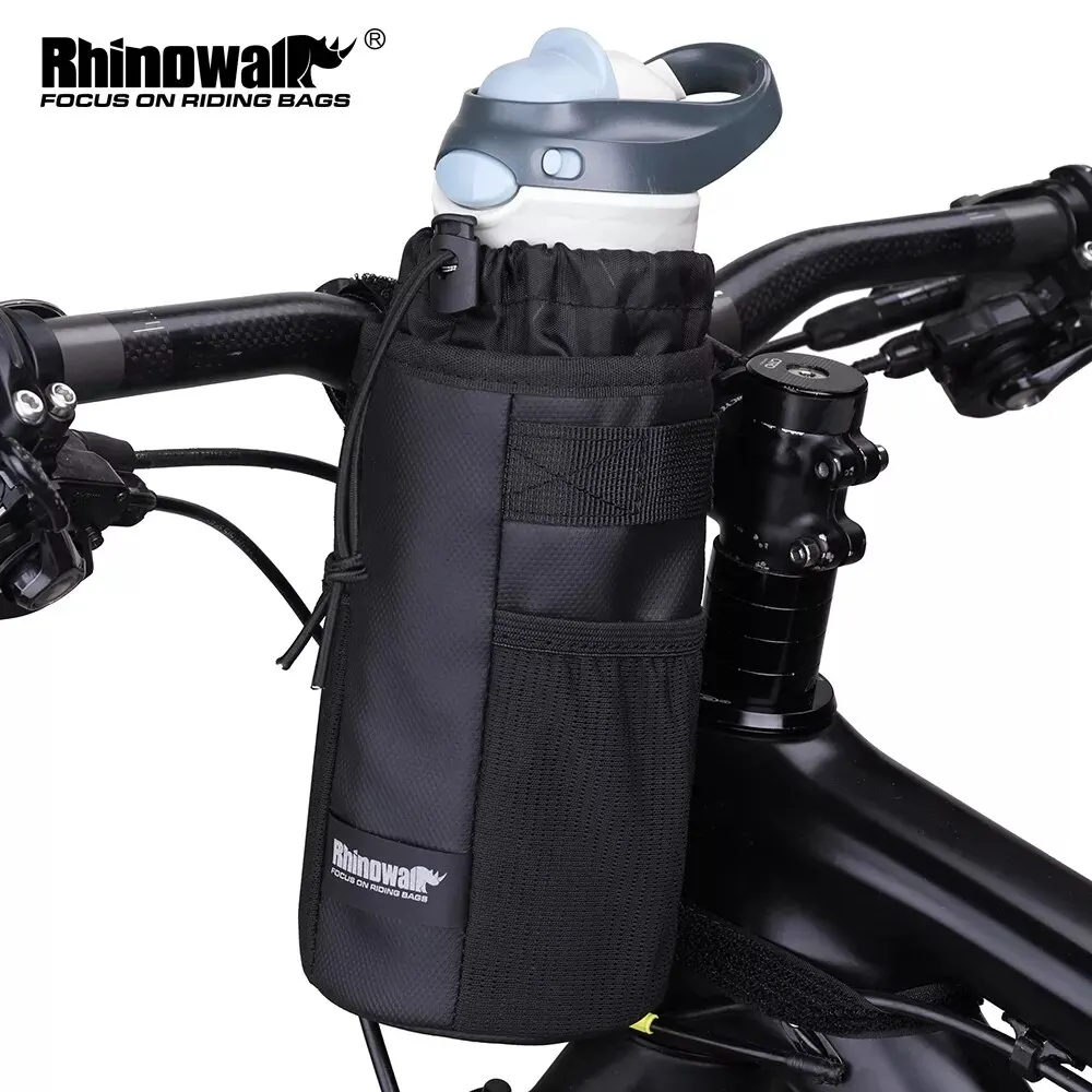 

Rhinowalk Bike Bottle Holder Cycling Water Bottle Carrier Pouch Insulated Kettle MTB Road Bicycle Handlebar Bag Accessories