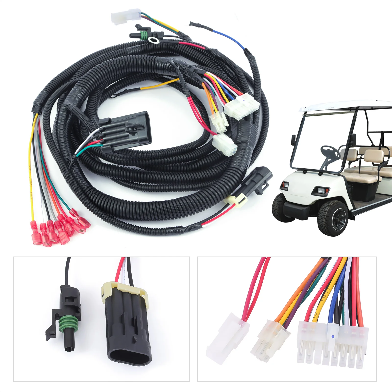 For EZGO TXT48 2010-2013 E-Z-GO Forward Reverse on Dash Main Wiring Harness Electrical Golf Cart 2010 2011 2012 2013