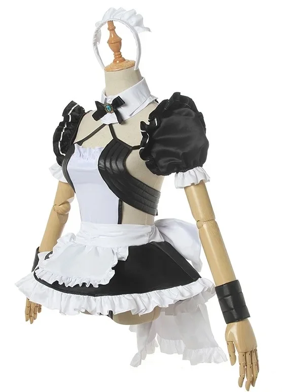 Unisex Anime Cos Assassin Shuten-douji Cosplay Costumes The maid outfit Dress Uniform