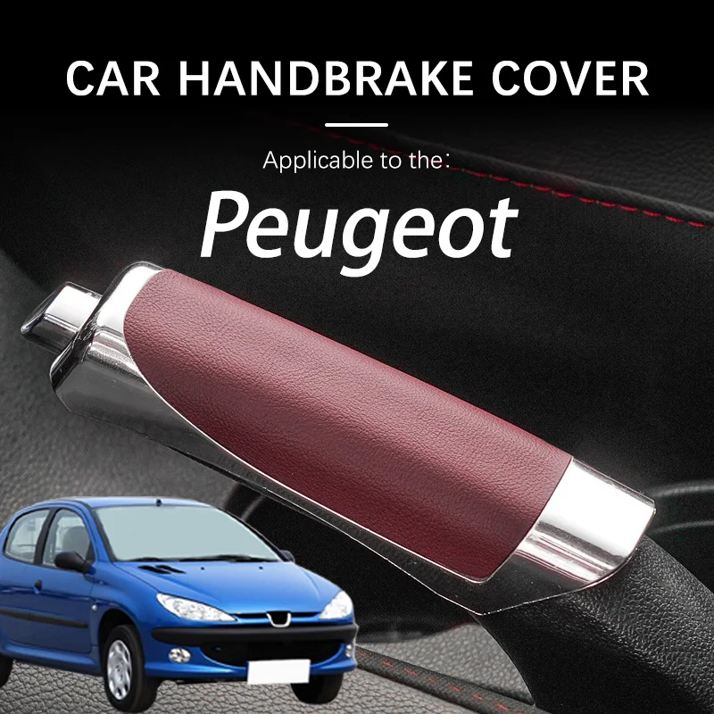 

Car Handbrake Grip Protect Cover Styling Decor High Quality Smooth For Peugeot 206 Interior Accessory