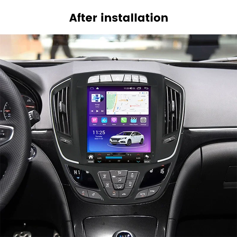 For Opel Insignia For Buick Regal 2013 - 2017 Tesla Style Screen Car Radio Multimedia Player GPS Navigaiton Android Auto DSP RDS