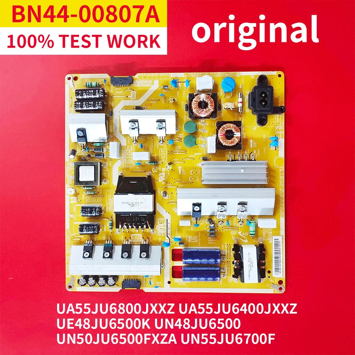 100% Original Test Work BN44-00807A L55S6-FHS Power Board for Samsung TV UA55JU6800JXXZ UA55JU6400JXXZ UE48JU6500K UN48JU6500
