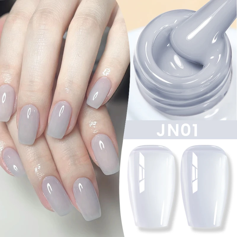 BORN PRETTY 83 Farben 10 ml Jelly Nude Gel Nagellack Herbst Bernstein Halbtransparente Maniküre Soak Off UV LED Nägel Gel Lack