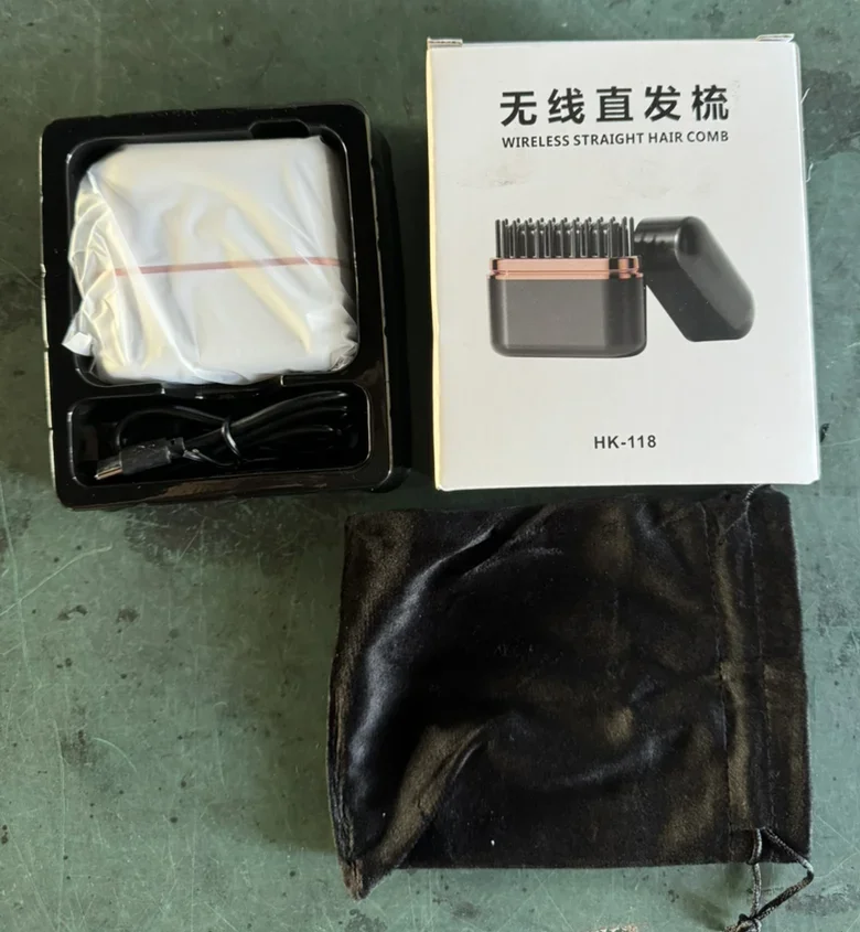 أدوات تصفيف الشعر ومجفف عالي السرعة، سريع الجفاف، خطوة واحدة، مشط فرد الشعر اللاسلكي لتدفق الهواء