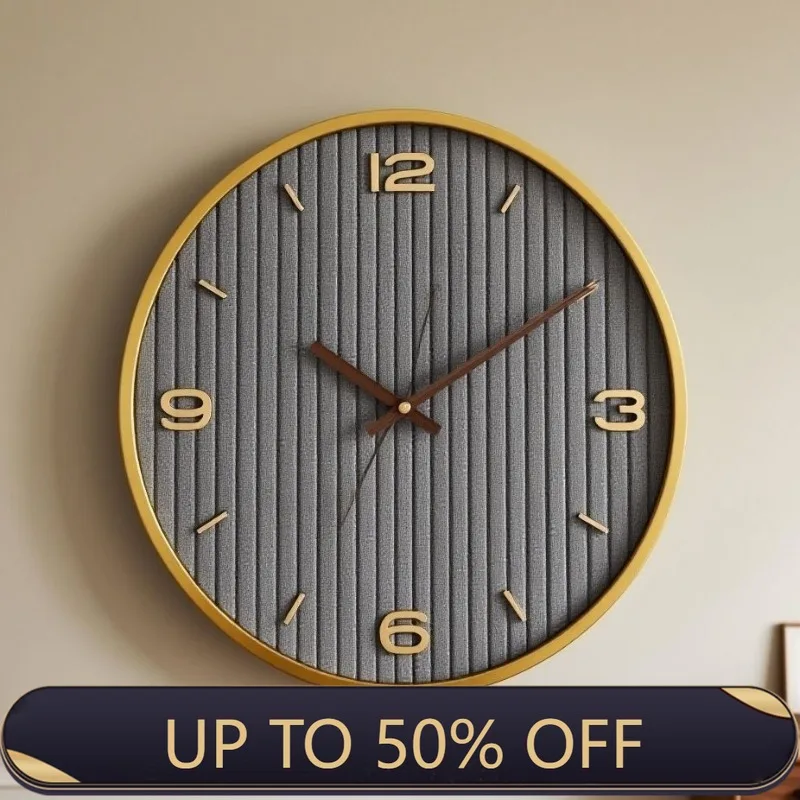 Modern Wall Clock Aesthetic Wall Watch Unique Silent Elegant Clocks Decorative Nordic Luxury Living Room Watches Room Decoration