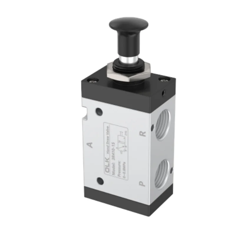 

3R 4R Series 3R210-08 4R210 Pneumatic Solenoid Valve Manual Hand Pull Valve Air Medium Five Way Two Position 1/8" 1/4" 3/8" 1/2"