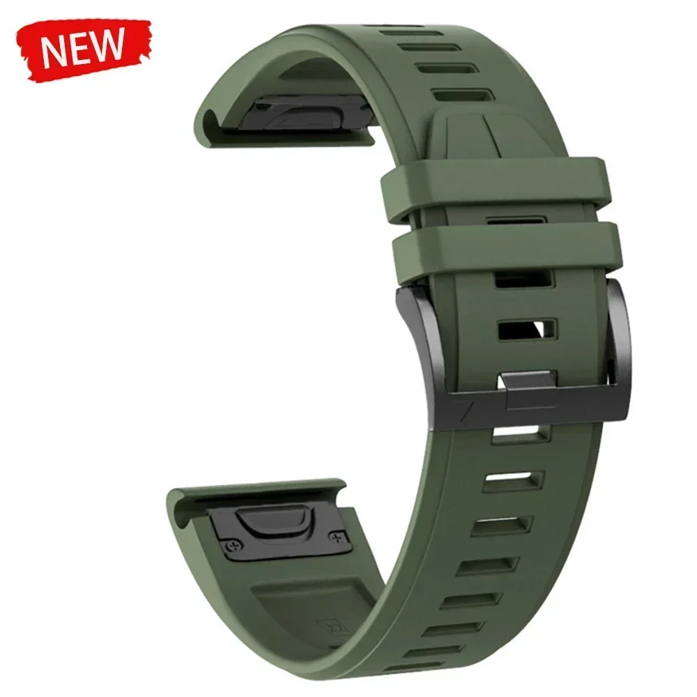 QuickFit Silikon 22 26 mm Armband für Garmin fenix 6 6X Pro 7 7X 5X 5 Plus fenix8 E Armband Forerunner 955 965 Tactix 8 Armband