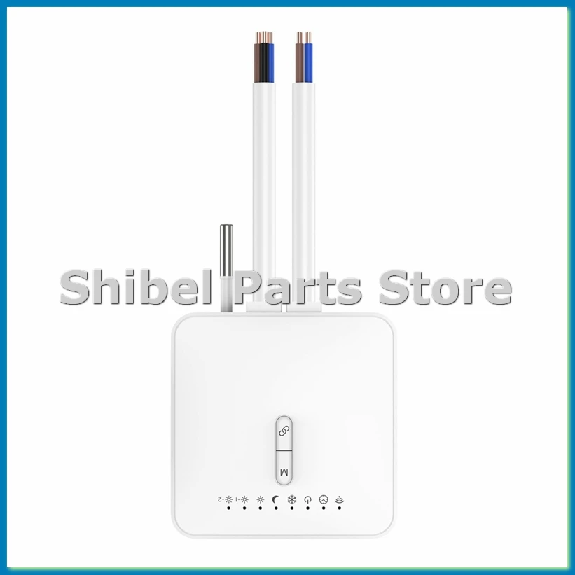 

Умный термостат Tuya ZigBee для пилотного провода, отопление, радиатор, поддержка мониторинга электричества, дистанционное управление-A12I