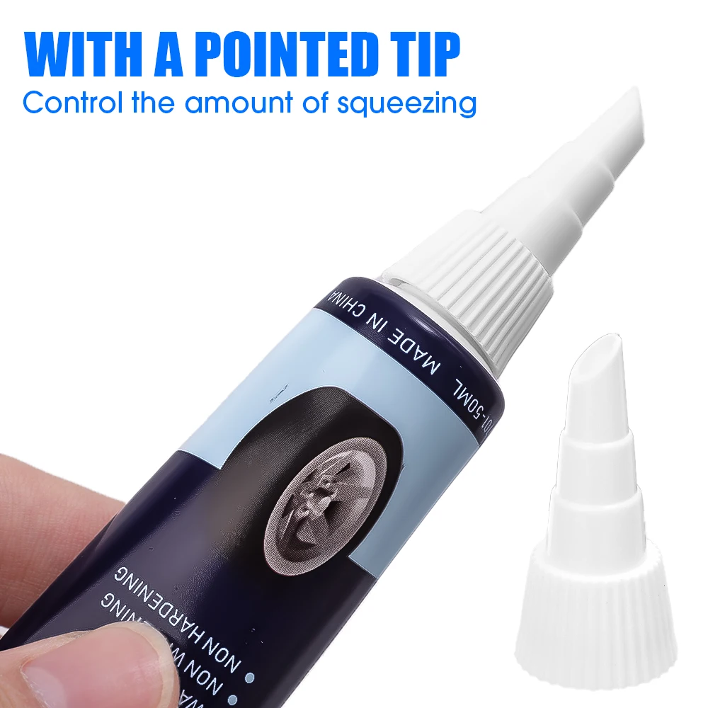 5PCS Black Tyre Repair Instant Liquid Strong Rubber Glues Wear-resistant Rubber Non-corrosive Adhesive Glue Car Instant Tools