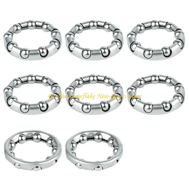 E56D 8Pcs Bicycles Balls Bearing Retainer Mountain Bike Headset Caged Balls Bearing Bicycles Fork Hub Bottom Bracket Bearing