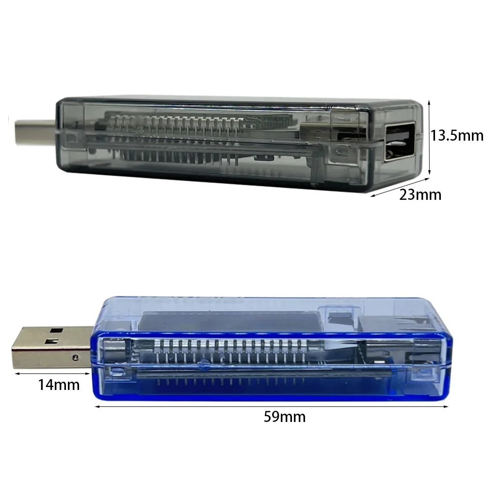 USB Tester Current Voltage Charger Capacity Tester Volt Current Voltage Meter Time Display Mobile Power Detector Battery Test