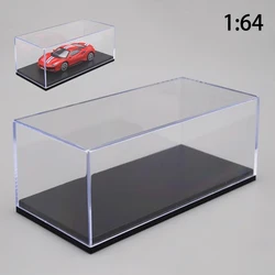 1:64 Car Model Display Box Transparent Protective Case Acrylic Dust Hard Cover Storage Holder Model Dust Cover