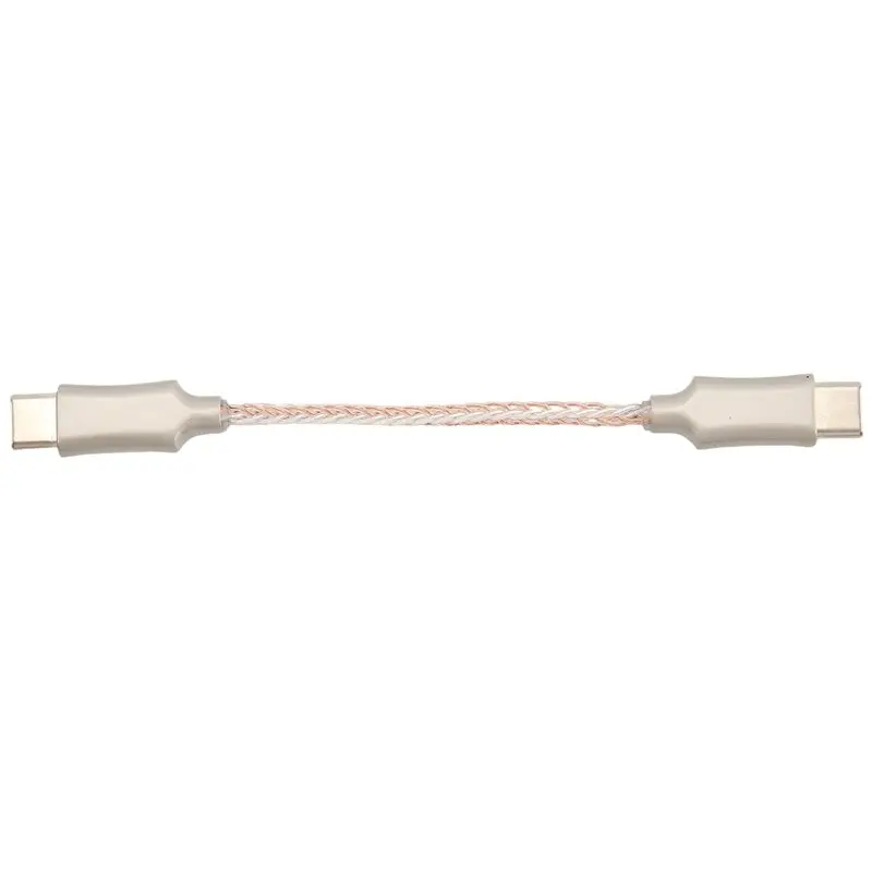1 PCS Type-C To Type-C Recording Line 8-Core Audio Cable For Hifi Headphone OTG Adapter