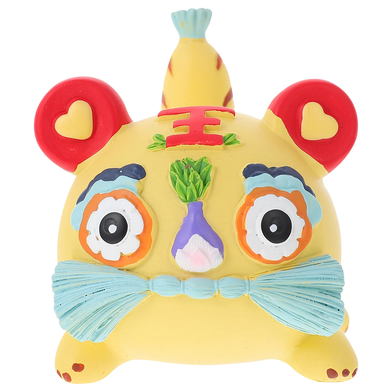 

Decorations Lovely Mascot Tiger New Year Statue Ornaments Yellow Decorative Chic