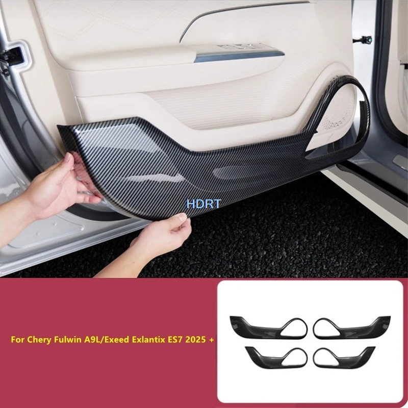 

Car Style Door Anti Kick Scratch Plate Cover Protector Decoration Accessories Fit For Chery Fulwin A9L/Exeed Exlantix ES7 2025 +