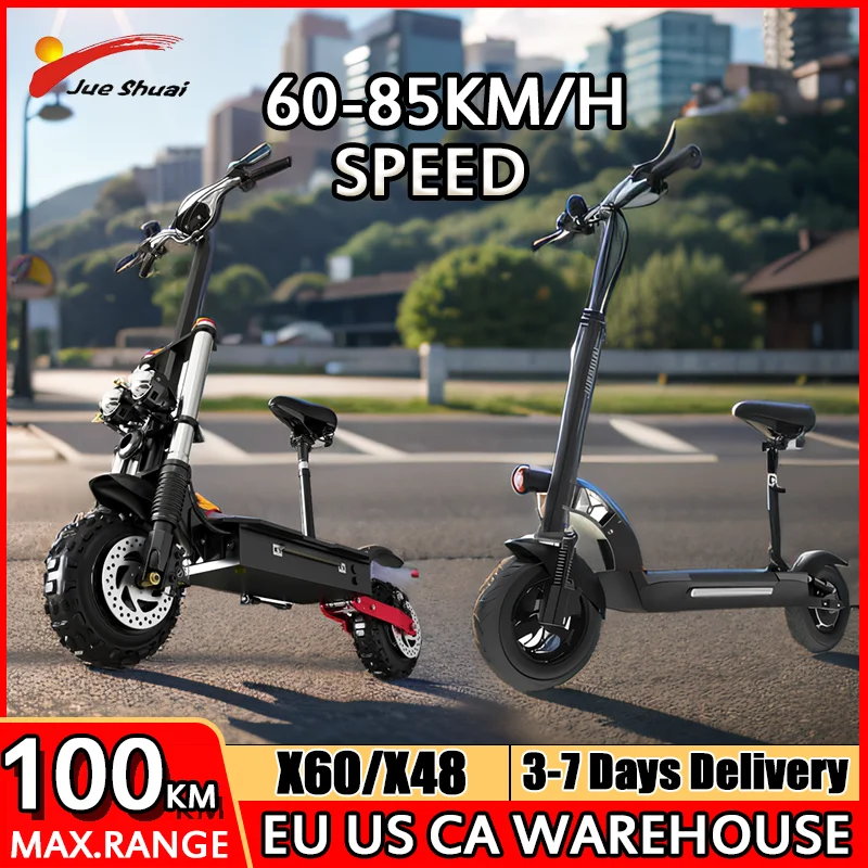 X48 X60 Electric Scooter 100KM Long Range 85KM/H Top Speed Scooter Electric 11