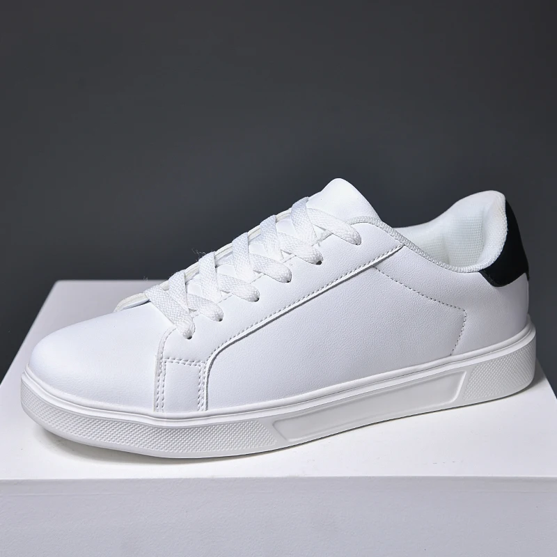 

2025 New Style Couple Women White Sneakers High Quality Women's Casual Sports Shoes School Lace-up Men's Flats Students Shoes