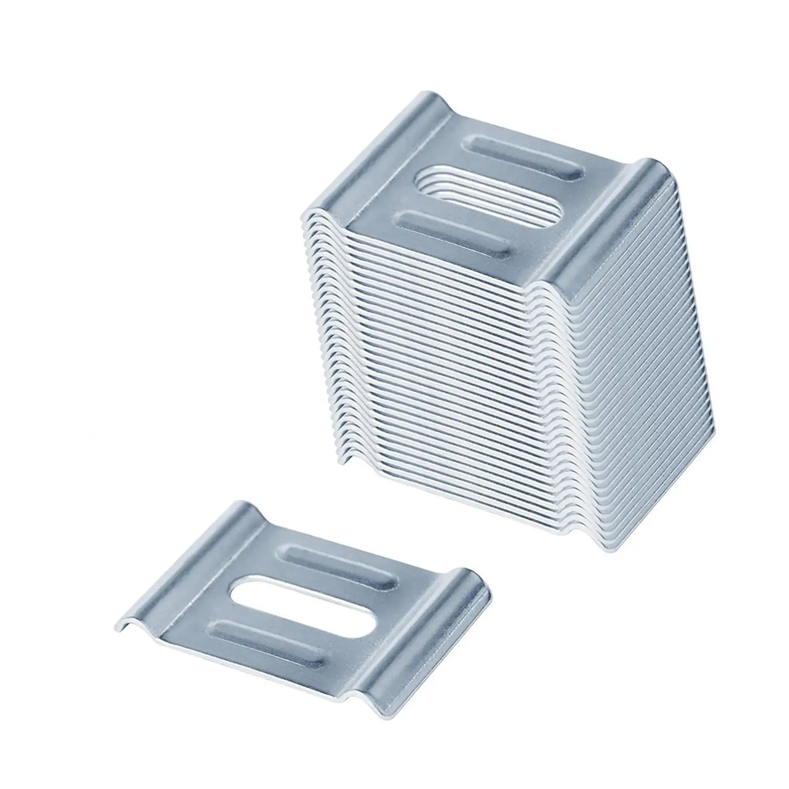 Cable Tray Fastening Barrier Strip Connector Carbon Steel Durable Clamp for Wire Mesh Support and Protection