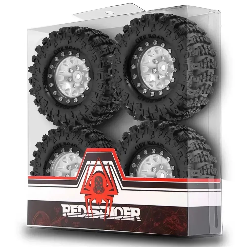 Neues Klaue 66*26mm Mud Terrain 1,3" Radreifen-Set für 1/18 TRX-4M RC Crawler Car