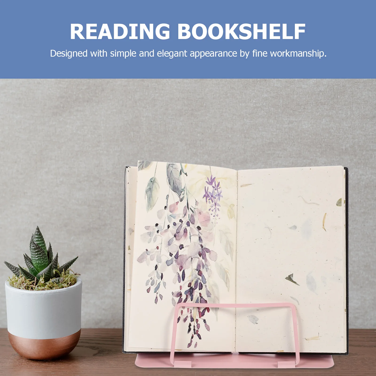 

Iron Reading St Without Burrs Adjustable Angle for Children Students Desktop Bookshelf Holder Student Reading St