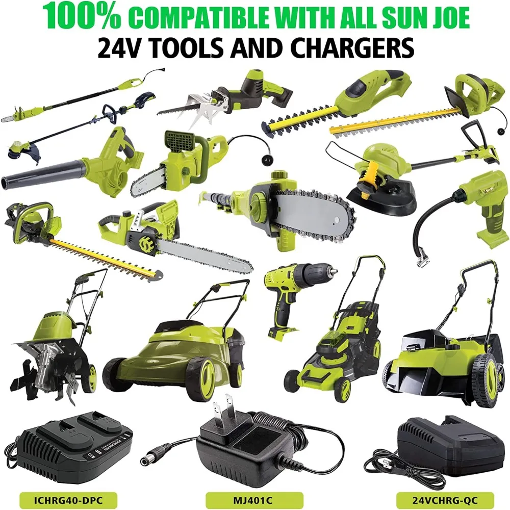 استبدال البطارية ل سنو جو ، 24 فولت ، 6000mAh ، صن جو ، سلسلة بطارية ليثيوم أيون ، 24BAT-LTX ، LTW ، LTE ، LT ، ecoشارب برو ، جديد