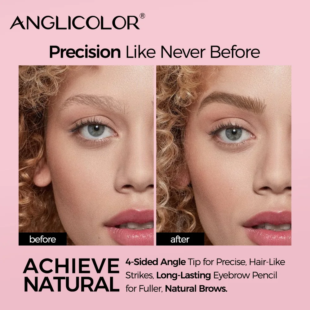 Caneta de sobrancelha líquida à prova d'água de longa duração, fórmula líquida reta para sobrancelhas selvagens e definidas, transfronteiriça, envio direto