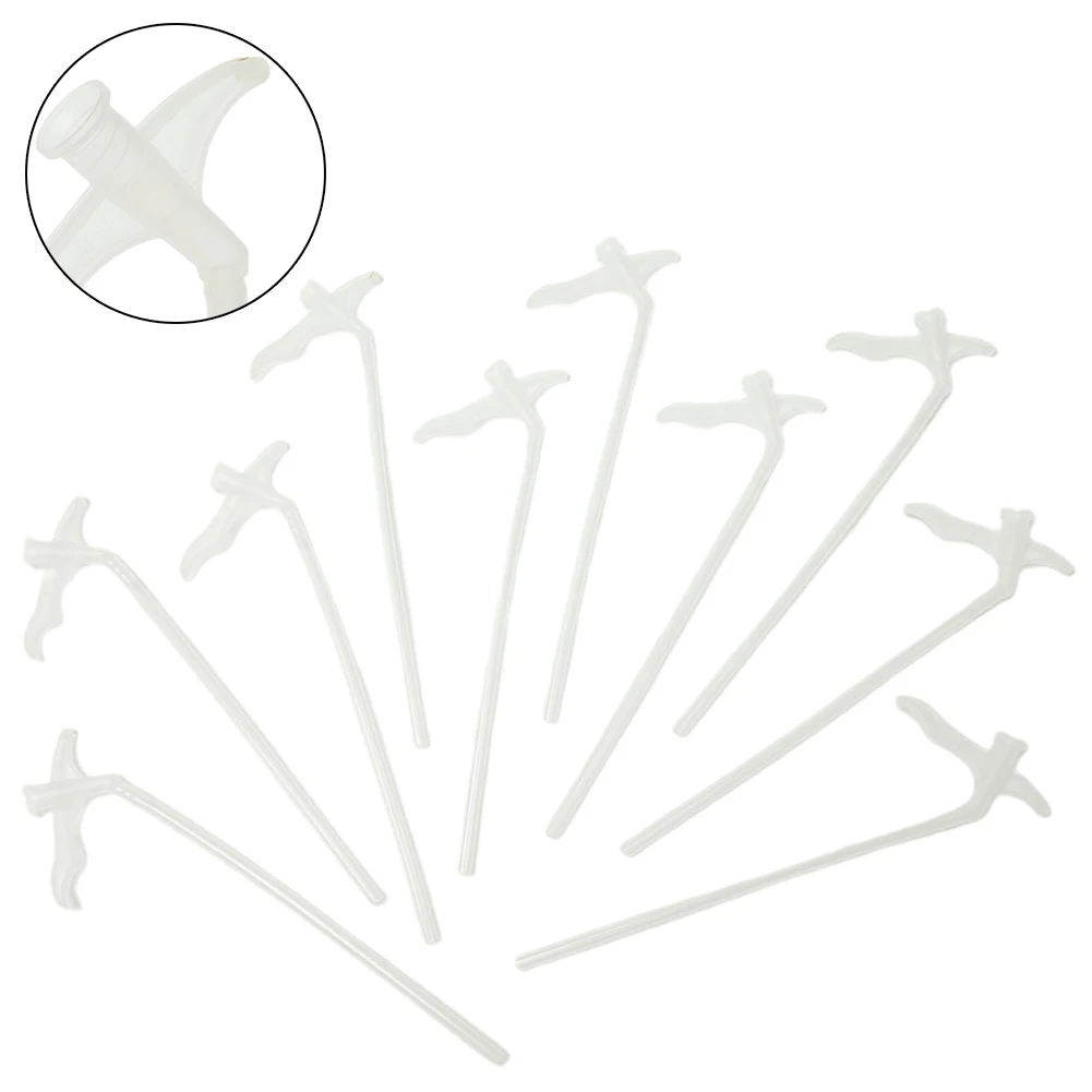 Part Foam Tube Replace Tubes Nozzle Spray Foam Nozzle Equipment Attachment Components Plastic Spray Foam 10pcs
