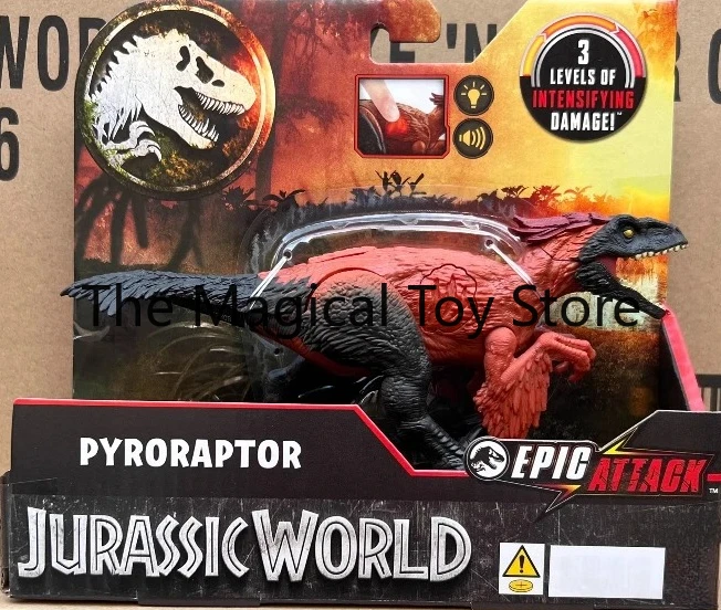 

Original Jurassic World Dinosaur Action Figure Velociraptor Epic Attack Toy Birthday Gift Collectible Action Figure Model
