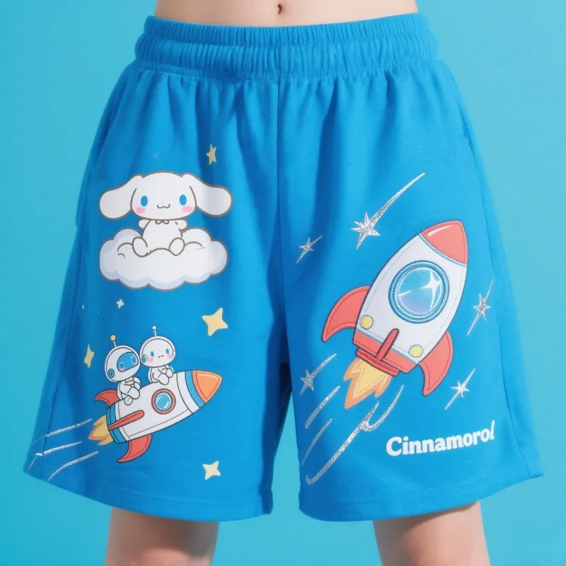 

MOTO-Kid – одобренное космическое развлечение! Шорты Cinnamoroll с астронавтами и ракетами