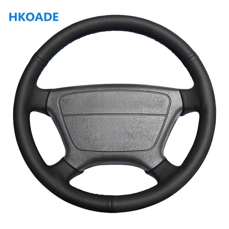 

Customize DIY Micro Fiber Leather Car Steering Wheel Cover For Mercedes Benz E-Class W210 E 200 24 Car Interior