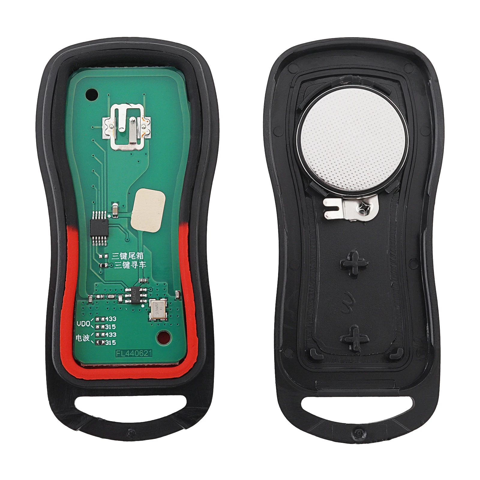 3 أزرار سيارة مفتاح بعيد فوب قذيفة صالح لنيسان مورانو إنفينيتي FX35 FX45 QX4 باثفندر KBRASTU15 315MHz مفتاح قذيفة غطاء #5