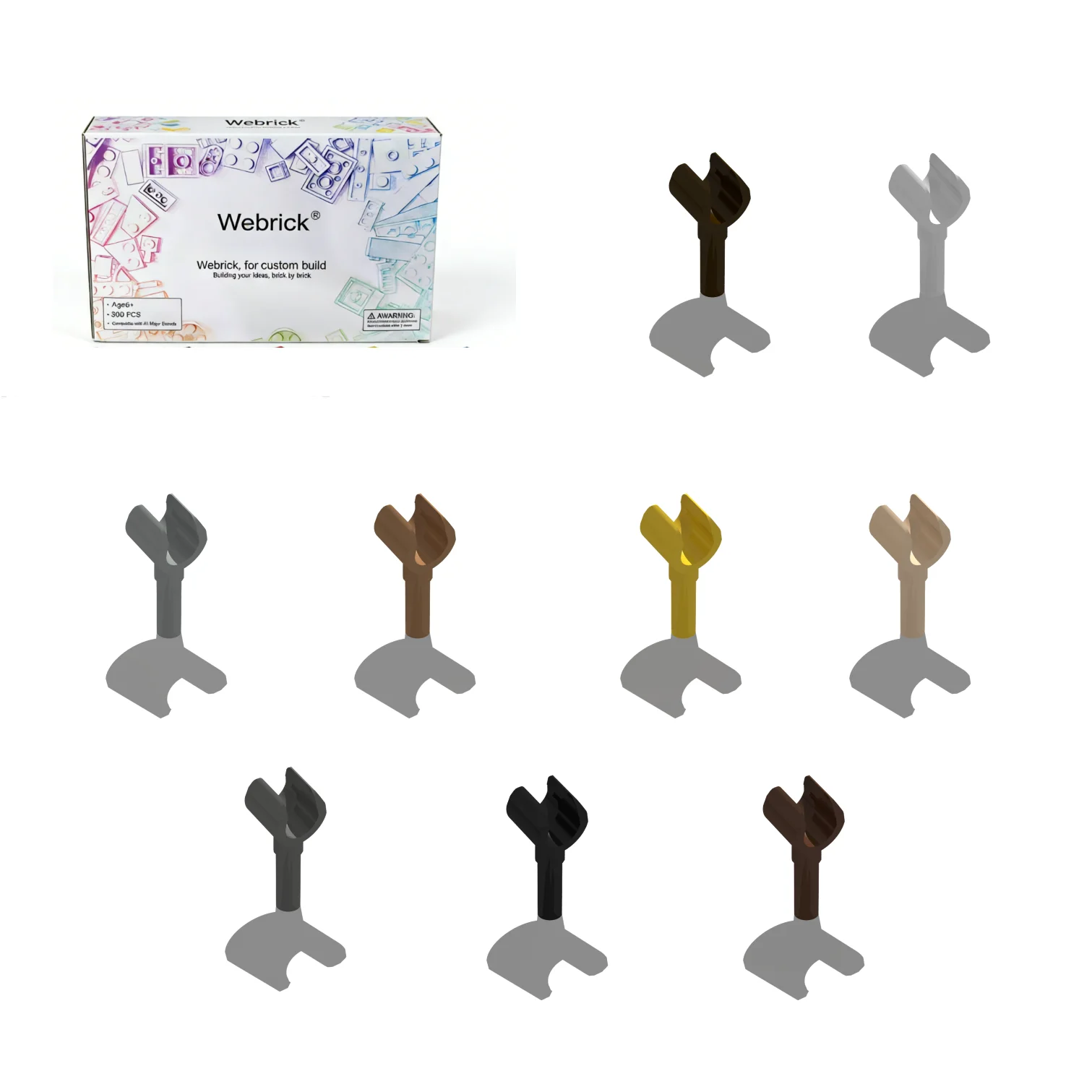 

200PCS 3820/983 Parts Minifig Hand Model Figure Boby Part Building Blocks Set with Box，Parts Idea 100% Compatible Toys