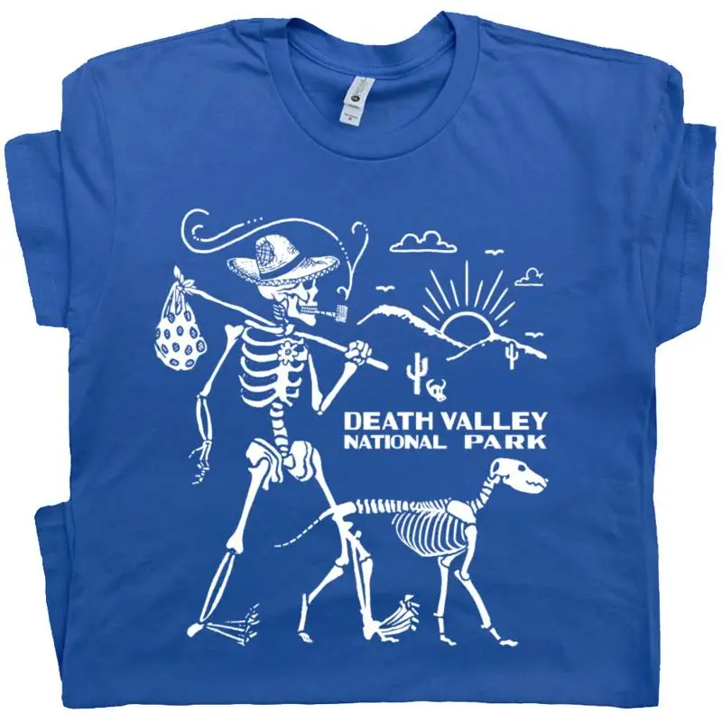 

Death Valley T Shirt Skeleton Hiking Men Hiker Women National Park Joshua Tree