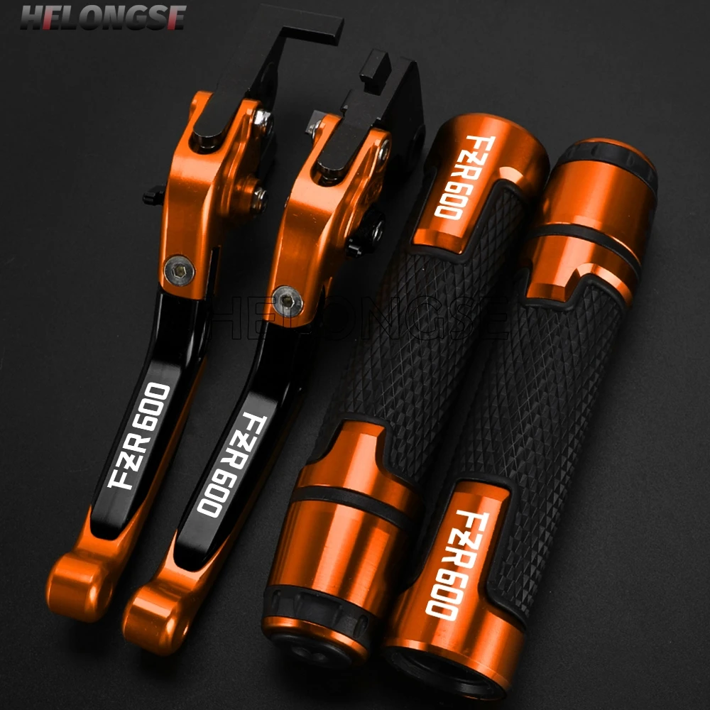 

FOR YAMAHA FZ R600 FZ-R600 1994-1999 1998 1997 1996 FZR600 Motorcycle Adjustable Brake Clutch Levers Handle Handlebar Grips Ends